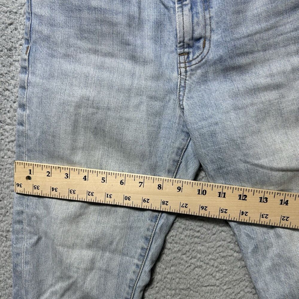 Madewell The Perfect Summer Jean Straight Light Wash Women's‎ Size 24 Raw Hem - Picture 4 of 10